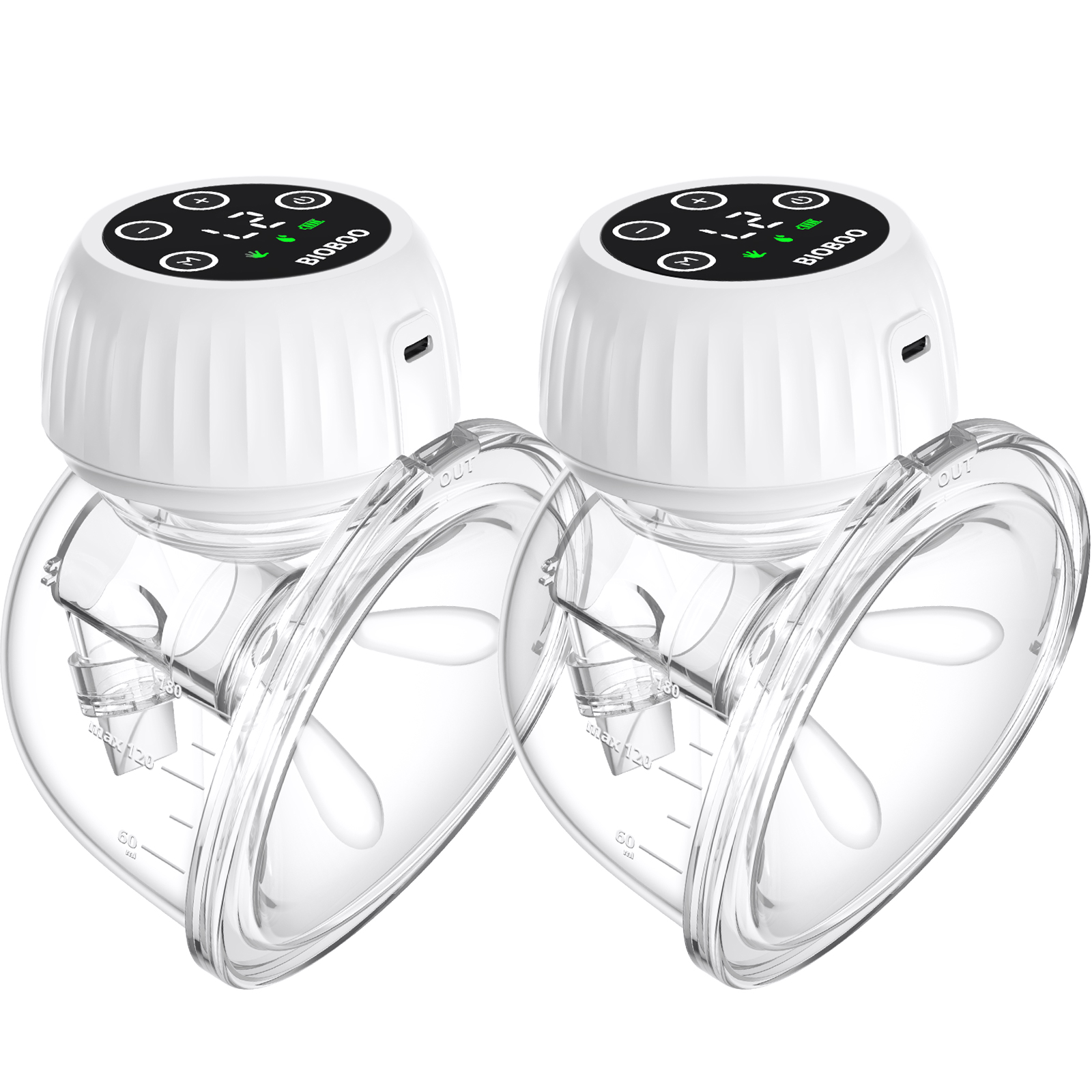 Wearable Breast Pump (2 packs) BIOBOO